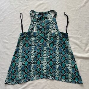 BCBGMaxAzria Vibrant Patterned Top